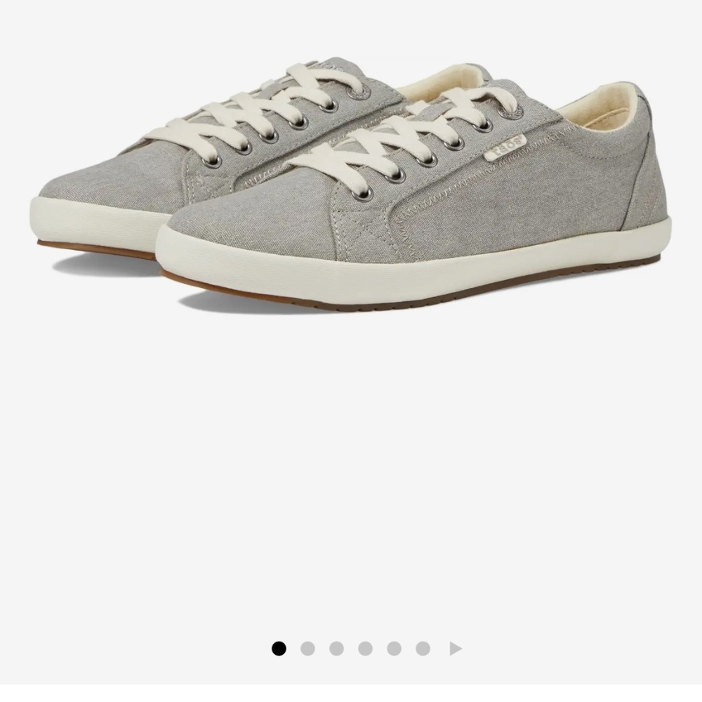 Taos Star Women’s Sneakers - 7.5 Wide, Gray Wash Canvas